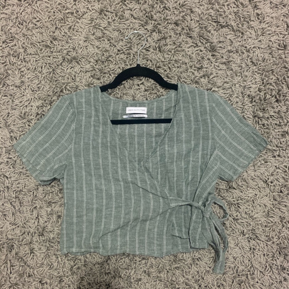 Urban outfitters wrap front top